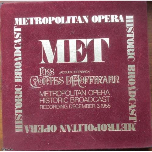 Met Opera Broadcast LP Set Les Contes D'Hoffman 1955