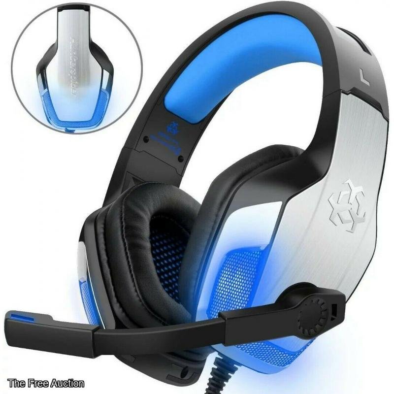 Hunterspider V-4 3.5mm Wired Gaming Headsets Over Ear Headphones Noise Canceling