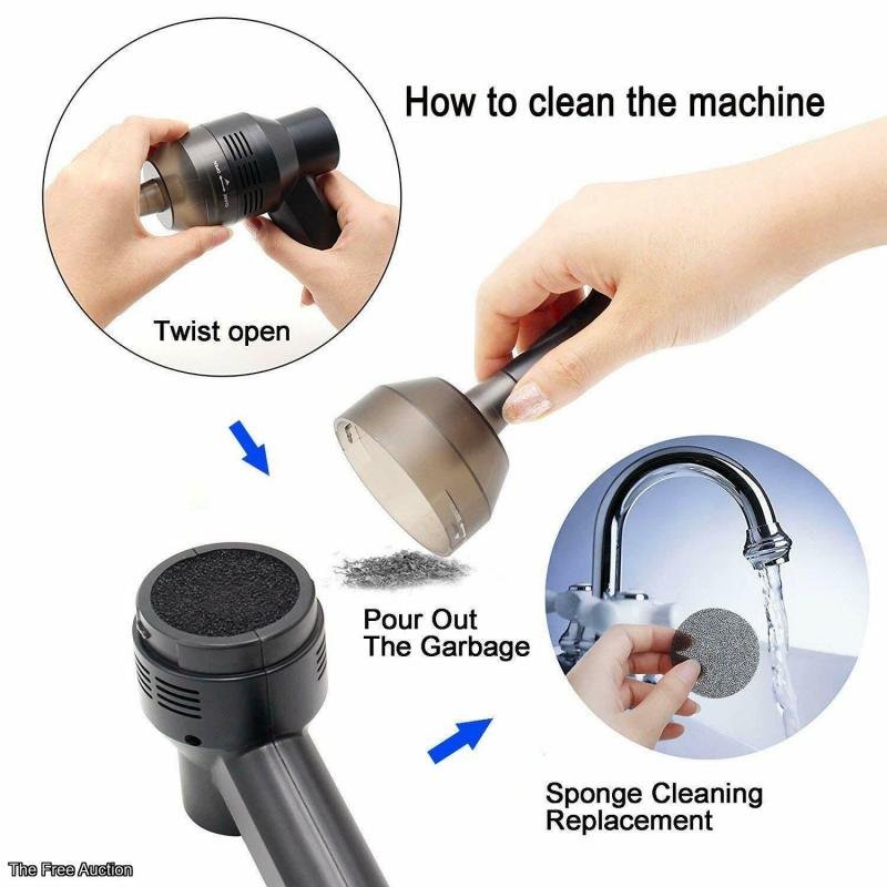 HONK USB Mini Vacuum Cleaner Desktop Dust Cleaner Collection Tool with Brush