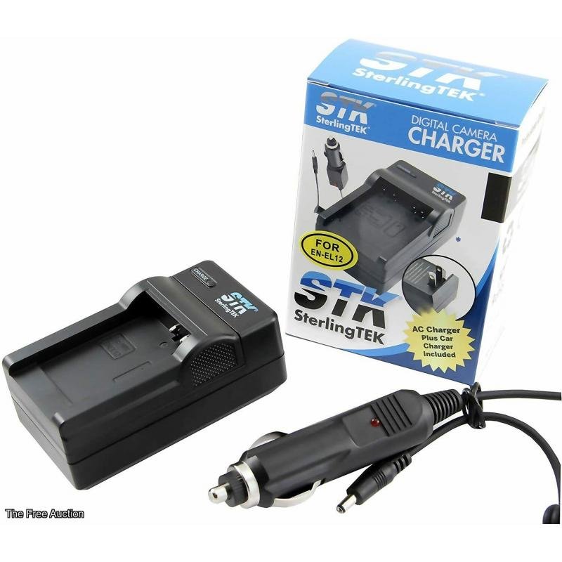 STK EN-EL12 Charger for Nikon Coolpix A900 AW130 AW120 S9900 S9500 W300 S9700 S9