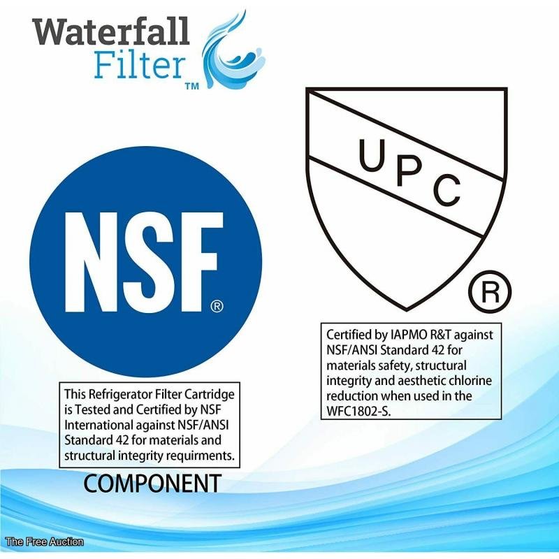 Waterfall Filter WFC1802 Refrigerator Water Filter